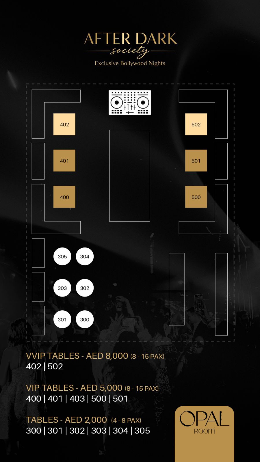Afterdrark Exclusive Bollywood Nights venue